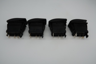 4 PACK ON/OFF ROCKER SWITCHES WITH LED