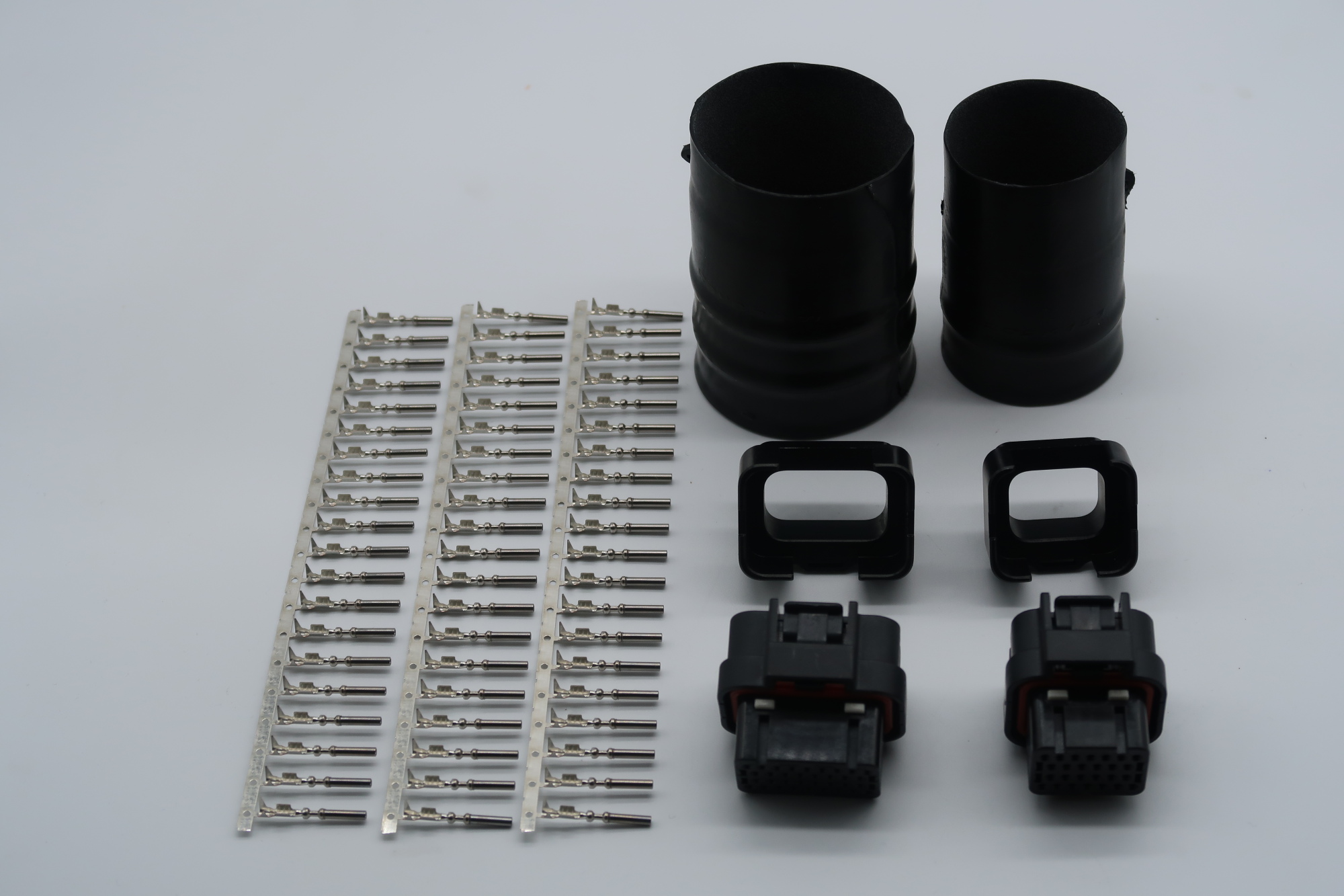 ECU COMPLETE CONNECTOR KIT WITH STRAIGHT HEATSHRINK BOOTS