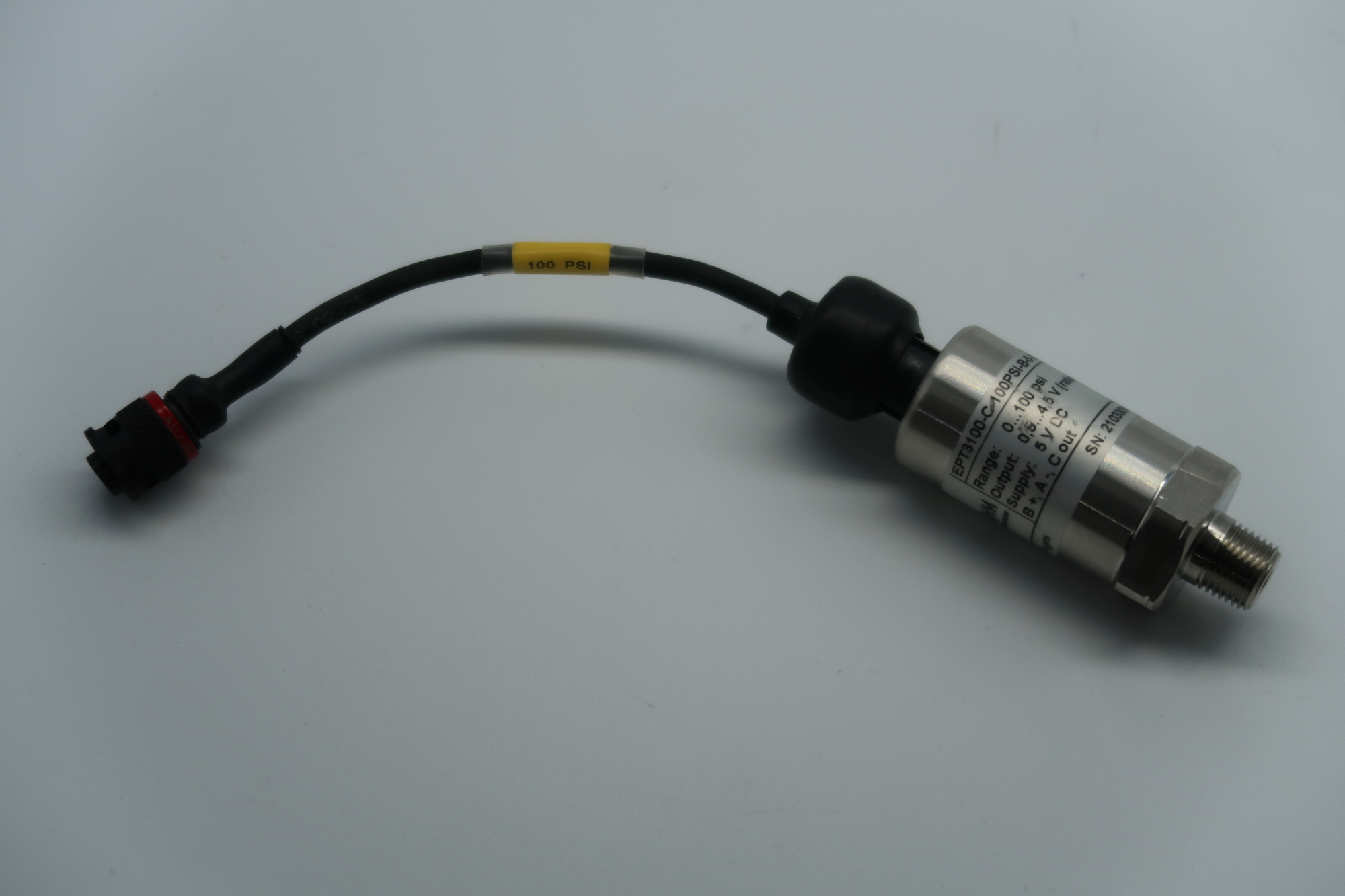 100 PSI PRESSURE SENSOR WITH 3 PIN AUTOSPORT