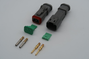 2 PIN DT KIT WITH HEATSHRINK GLAND