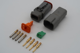 4 PIN DT KIT WITH HEATSHRINK GLAND