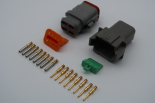 8 PIN DT KIT WITH HEATSHRINK GLAND