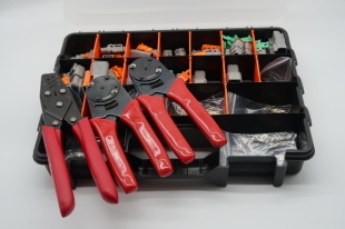 MOTORSPORT ELECTRICAL REPAIR KIT WITH 16# CRIMPERS, 20# CRIMPERS AND OPEN TERMINAL CRIMPERS