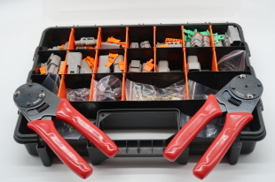 MOTORSPORT ELECTRICAL REPAIR KIT WITH 16# & 20# CRIMPERS